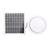 Fdit Pannello da 8 W di Scarico a Guida Solare per Capannone per Pollai di Serra con Una Semplice Installazione