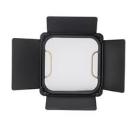 Fdit Pannello Luminoso a LED, 138 LED, 30 W, CRI Elevato 95+, 5 Livelli di luminosità, Ricarica USB, Luce per Fotocamera, Batteria Agli Ioni di Litio, Integrata