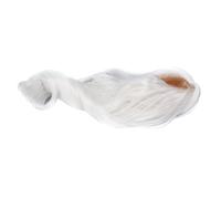 Fdit Parrucca Lunga e Riccia per Bambola , con Capelli in Morbida Seta e Cuoio Capelluto Simulato, Adatta a Bambole 1/3 con Circonferenza della Testa di 22-23 cm. (Luna Bianca)