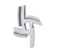 Fdit Parti della taglierina della Lama del Piatto del tritacarne dell'Acciaio Inossidabile della tritacarne tritacarne(46mm)