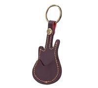 Fdit Pelle Portatile -guitars -spick Tasca Tascabile Legale per Chitarre in Ottone per lo Stoccaggio di Selezioni di Chitarra, Nero/marrone, Nuovo e Adatto Ai Musicisti (BROWN)