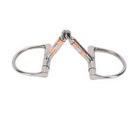 Fdit per Cavallo in Acciaio Inossidabile, Filetto Ad Anelli da 260 Mm con Bocchino Delicato per Allenamento e Guida, Previene Comportamenti di e Pizzicamento