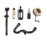 Fdit per MS180 MS170 018 017 Pompa Olio a Maglie a Vite Ingranaggio a Vite Senza fine Kit Filtro per Carburante Kit ingranaggio a Vite Senza fine