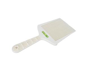 Fdit Pettina più Piatta e Top Piatta Professionale Ergonomica per Acconciatura Precisa, Design Leggero per un Uso Comodo a Casa, Adatto a Tutti i di Capelli, Bianco