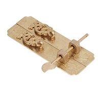 Fdit Piastra Frontale in Ottone per Cassetti Antichi Cinesi con Elegante Motivo Botanico per Guardaroba