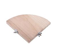 Fdit Piattaforma Pappagallo per Gabbia pappagalli Giocattolo Animale Domestico Criceto Pappagallo del Criceto di Forma Ventilatore Gabbia di Uccello Piattaforma del Supporto Pesce persico