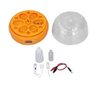 Fdit Piccola Incubatrice per 6 Uova con Girauova Automatico, Display Digitale e Controllo della Temperatura per la Schiusa delle Uova di Pollo, Anatra, Quaglia, Oca, Piccione (Norma europea)