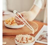 Fdit Pinza per Patatine Morsetto per Snack in Plastica per Patatine Fritte Biscotti con Impugnatura Igienica Uso Versatile per Casa Ufficio All'aperto