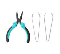 Fdit Pinze per Lische di Pesce, Pinzette con Ganasce Seghettate for e | Strumenti per Disossare Pesce, Pollo e Ossa di Anatra con Precisione