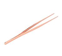 Fdit Pinzetta da, Pinza da in Acciaio Inossidabile con Punta Seghettata, Clip per Alimenti con Impugnatura Ergonomica per la Cottura in Domestica (Oro rosa)