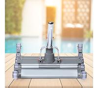 Fdit Piscina Aspiratrice per Aspirapolvere -Pulsante Efficiente in Lega di Alluminio Strada Aspirazione Testa per Dispositivi di Piscina