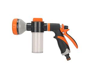 Fdit Pistola per Irrigazione Giardino 8 Gettoni, ABS+TPR Spruzzatore Schiuma Alta Pressione Multifunzione per Lavaggio Auto Piante Cortile