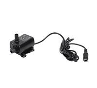 Fdit Pompa Sommergibile per Fontana Piccola, 10 W, Portata Regolabile, 12 V CC, Impermeabile, 0-400 L/h per Acquario e Fontana