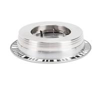 Fdit Porta Convertitore per Cialde da caffè in Acciaio Inossidabile con Adesivi a Clamp/Holder per Cucchiaio O-ring per gli Amanti del caffè Dal Sapore Ricco