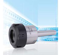 Fdit Porta di Mandrino ER40 M10 per Chiave a CNC, MOSE TAPE MORSE ALTA PRECISIONE MT2 SHANK CHUCK, SILVER +