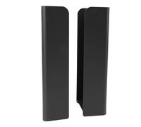 Fdit Porta Fazzoletti Magnetico, Design Magnetico, Scatola Multifunzionale per Fazzoletti, Dispenser a Parete per Frigorifero, Acciaio Al Carbonio, Dimensioni 240 X 85 X 60 Mm (BLACK)