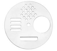 Fdit Porta per Nido per Alveare in Acciaio Inossidabile, Cancello D'Ingresso per Apicoltura da 5 Pezzi con Accesso a 4 Vie per Ventilazione Dell'Alveare Queen Esclusione 6,8 Cm