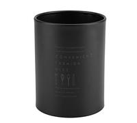 Fdit Porta utensili per bancone da , portautensili in acciaio inox, nero con base cava per drenare rapidamente l'acqua, supporto portaoggetti per organizer per utensili (1#)