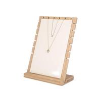 Fdit Portabiatte da Visualizzazione Dell'organizzatore di Bracciale a metà Catena, Supporto per Gioielli del Gruppo di Montaggio Semplice per L'uso per l'attività Domestica (White)