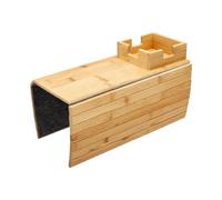Fdit Portabicchieri per Divano Antiscivolo, Vassoio Multiuso per Braccioli per Divano con Base in Feltro Antigraffio, Adatto a Vari Braccioli, per Bevande, Snack e Telefono (Tipo A 41,2X33,5 cm)
