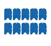Fdit Portadocumenti con Doppio Slot per Schede da 10 Pezzi, Custodia per Badge in PP Orizzontale Verticale 9,4x6,3 Cm per Documenti di Transito di Lavoro, Ufficio, Scuola, Pendolarismo (10PCS)