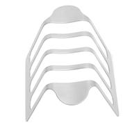 Fdit Portapane per Toast in Acciaio Inossidabile, Facile da Pulire, Portapane Vintage Antiruggine, Adatto per la Cottura (Stile 1 3,15x2,76 Pollici)