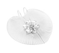 Fdit Portatovaglioli da Tavolo Dispenser per Tovaglioli a Forma di Foglia di Ferro Decorazione Moderna con Braccio Ponderato, Casa/ufficio/bar/sala da tè, Ferro, 7,41 Once (SILVER)