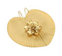 Fdit Portatovaglioli da Tavolo Dispenser per Tovaglioli a Forma di Foglia di Ferro Decorazione Moderna con Braccio Ponderato, Casa/ufficio/bar/sala da tè, Ferro, 7,41 Once (GOLD)