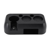 Fdit Portautensili ABS Universale per Stazione di Pigiatura del caffè per Manomissione da 49 51 53 58 Mm Organizzato per gli Appassionati di caffè (BLACK)
