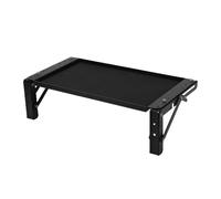 Fdit Portautensili Magnetico per Cassetta degli Attrezzi - Soluzione di Stoccaggio con Tavolino Rivestito in Gomma - Adatto per le Riparazioni dei Veicoli Materiale Rivestito Nero