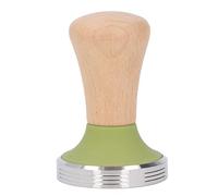 Fdit Pressa per caffè con Manico in Legno, Martello da Pressa Resistente per un Perfetto e Compatto da 3,5 Pollici (51MM)