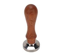Fdit Pressino per caffè Utensile in Acciaio Inossidabile da 30 Mm Comodo Manico in Legno per Uso Domestico in Bar
