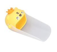Fdit Prolunga per Rubinetto per Cartoni Animati Prolunga per Lavandino in Silicone Alimentare Sicuro per Abitudini di Lavaggio delle Mani dei Bambini (Locke Giallo)