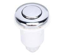 Fdit Pulsante Aria Spa, Interruttore Pneumatico in PVC con Filettatura G1 e Tubo da 5 Mm, Controllo del Flusso d'Acqua a Tenuta Stagna per Installazione di Attrezzature per Vasca da