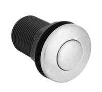 Fdit Pulsante autobloccante automatico da 32 mm Set di tubi dell'aria pneumatici, interruttore dell'aria in acciaio inossidabile 304 per smerigliatrici rifiuti alimentari, vasche da massaggio, pompe