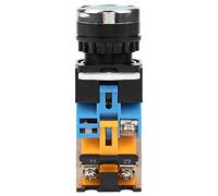 Fdit Pulsante Switch Momentaneo con Luce LED - Installazione Forte - Utilizzato per relè e Circuiti Elettrici Interruttore Verde Ad Alta Temperatura