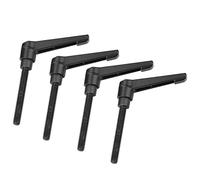 Fdit Pulsanti Metallici Regolabili per le Macchine per l'imballaggio. Impugnatura del Morsetto Universale per Dispositivi Meccanici (Lunghezza della vite 80 mm)