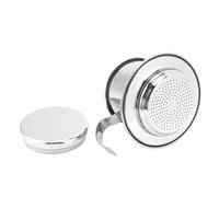 Fdit Punta a Goccia in Acciaio Inossidabile a Doppio Strato con Gocciolatore, Infusore a Maglia Fine, Gocciolatore Professionale per caffè per un Piacere Delizioso, Delizioso