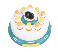 Fdit Puzzle Interattivo a Mano con Astronauta Pop-up Rotante con 2 Cestini di Raccolta per Divertimento in Famiglia e Sviluppo Quando Si Gioca a Casa - Costruzione in ABS (Green)