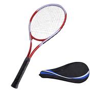 Fdit Racchetta da Tennis Singola con Telaio Antivento per Competizioni Studentesche, Design Ergonomico per un Migliore Controllo e Presa, Dimensioni 27 Pollici (rosso)