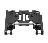 Fdit RC Car Center Gearbox Base, RC Car Gearbox Mount Piastra resistente all'usura ad alta resistenza per sostituzione (nero)