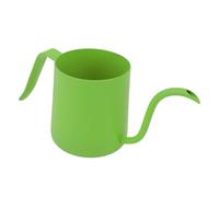 Fdit Realizzato in Acciaio Inossidabile 304 con Beccuccio a Collo di Cigno, Bollitore da Versare, 250 Ml, Tazza Antigoccia Lunga e Stretta, Caffettiera per la Manutenzione Quotidiana (GREEN)