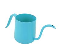 Fdit Realizzato in Acciaio Inossidabile 304 con Beccuccio a Collo di Cigno, Bollitore da Versare, 250 Ml, Tazza Antigoccia Lunga e Stretta, Caffettiera per la Manutenzione Quotidiana (BLUE)