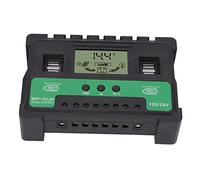 Fdit Regolatore di Carica Solare Controller con Display LCD e Doppia USB