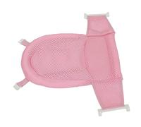 Fdit Rete da Bagno per Bambini, Tappetino in Rete Traspirante, Supporto Regolabile per Vasca da Bagno, Previene lo Scivolamento e una Doccia Piacevole per (PINK)