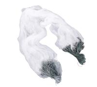 Fdit Rete da Pesca, Lunghezza 50 M, Altezza 1,5 M, 3 Strati, Trappola in Nylon, Rete da Lancio, Resistente con Accessori per la Pesca a Galleggiante(3 Dita)