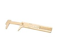 Fdit Retro Vernier -Messing -Messing Strumento per Riparazioni, Uso Pratico per gli Appassionati di Gioielli e per le Strade di Chitarra, Materiale di Ottone Premium (Scala 80 mm)