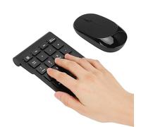 Fdit RF304T Wireless Numeric Tastboard e Mouse Combination, Compatto e Facile per la Semplice portabilità, Adatto a Studenti e Specialisti in Go in Go