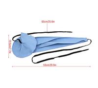 Fdit Ricarica lo Strumento di Stoffa di Pulizia del Clarinetto Sassofono Durevole per un Tubo in Un'essiccazione Rapida Pulita e Idrofila per i Giocatori di Sax, Materiale in Fibra, 3 Colori (BLUE)