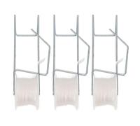 Fdit Robusti Ganci per Rotoli per Piante, Set da 6 Pezzi con Spago Lungo 49,2 Piedi per Sostenere i Pomodori nella Serra, Filo di Acciaio Zincato a Caldo, Robusto Set di Tralicci per Piante